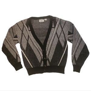 Sostanza Fashion Police Geometric Cardigan
